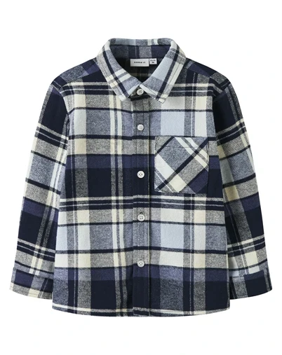 Name it - NMMDetul Overshirt - Blue Fog